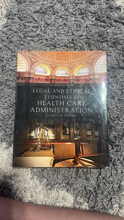 Legal and Ethical Essentials Book