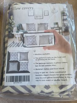 New 4 pillow covers