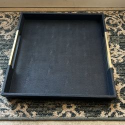 Navy& Gold Tray