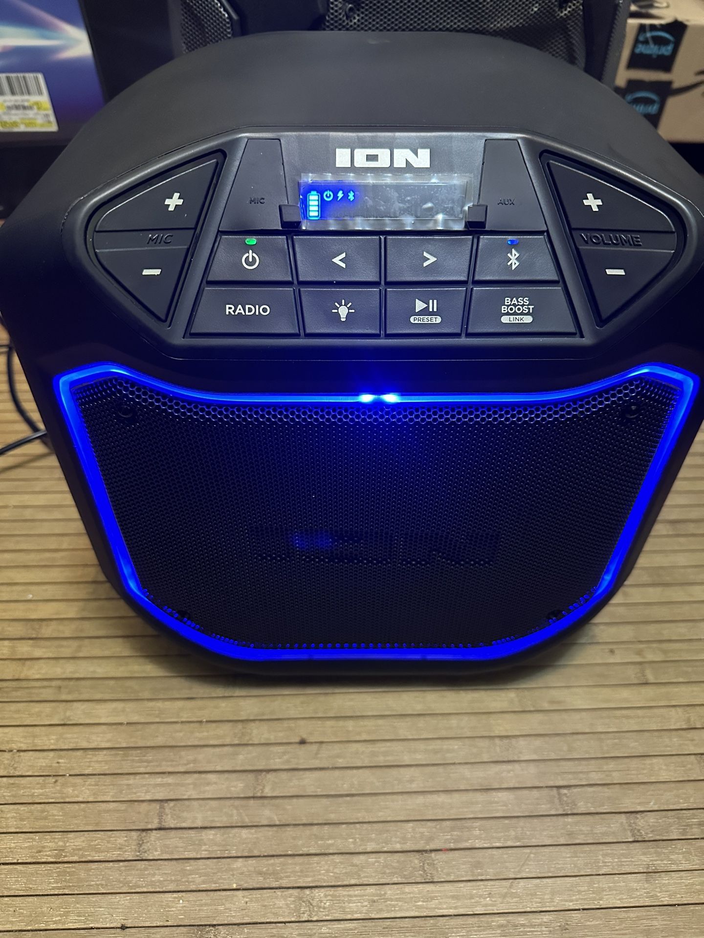 ION Audio Game Day Party Portable Bluetooth Speaker with LED (defective)
