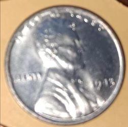 1943 no mint steel penny