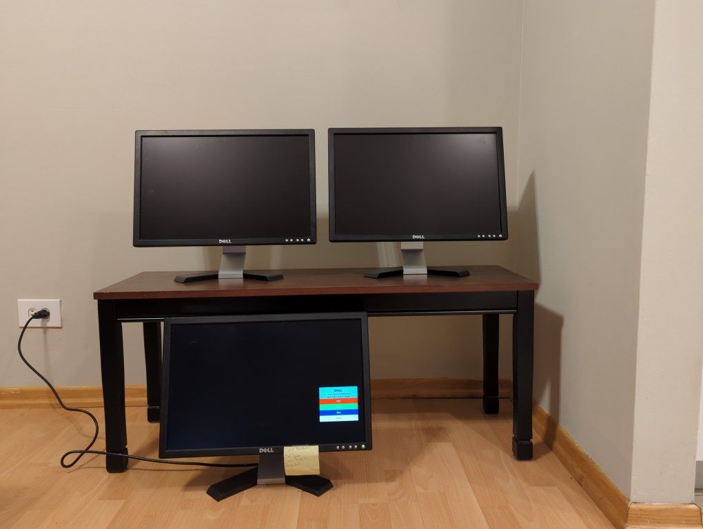 Lot Of Dell E207WFP 20-Inch DVI/VGA