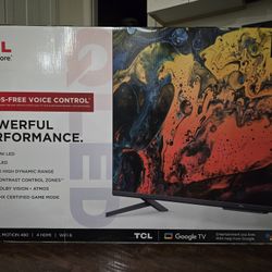 TCL 6 Series 55R646 TV with remote
