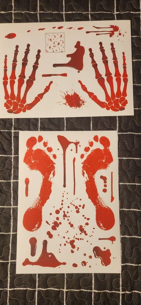 Halloween Bloody Body Parts Hands& Feet