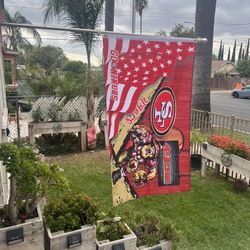 49ers Flag Size 3ftx5ft 