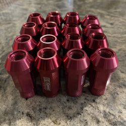 Lug Nuts 1 . 15 Red New 16 Feet
