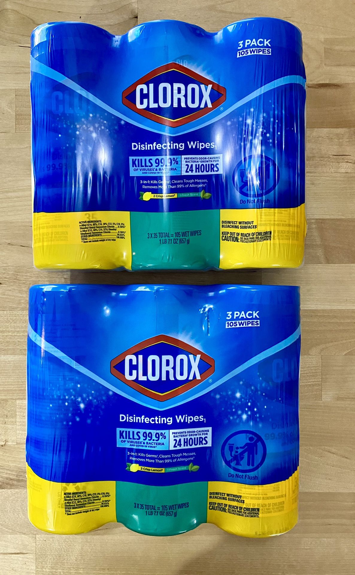 Clorox Disinfecting Wipes 3 pack