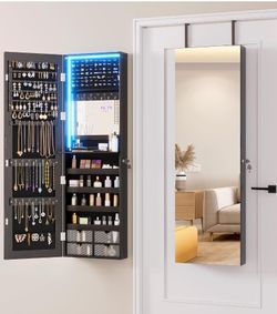 Jewelry Organizer & Wall Mirror