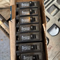EATON 20 and 15 amp breakers 