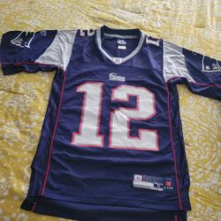 12 Patriots Jersey RBK Size Small 