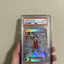 Monkey D Luffy College Basketball Promo Psa 10 
