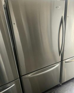 Whirlpool Bottom Freezer Stainless Steel Refrigerator