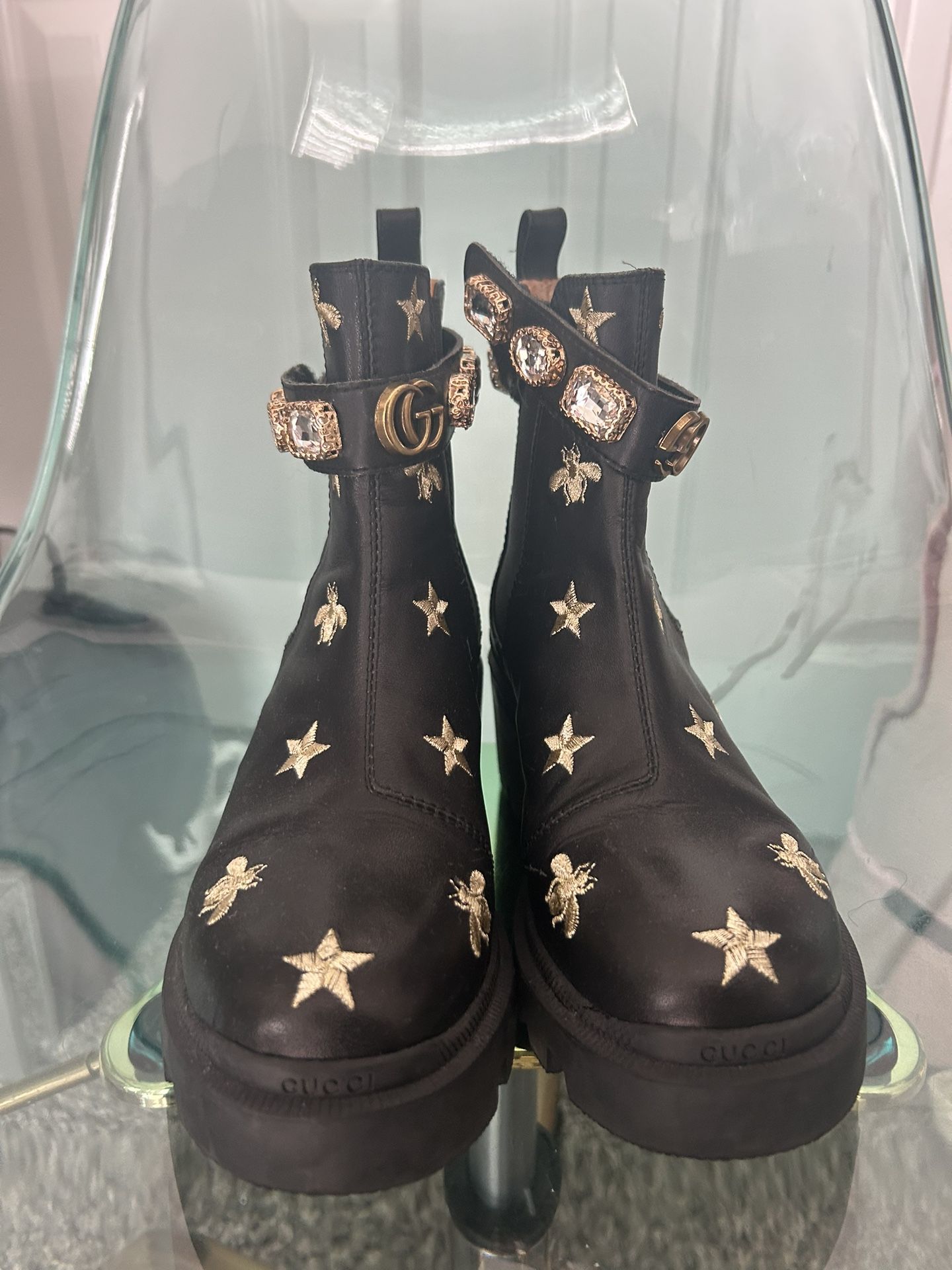Gucci Calfskin Boots 