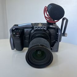 Black magic 4k Cinema Camera W/ Rodeo Fielding And Battery