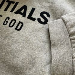 Essentials Fear of God Hoodie. Heather Gray 