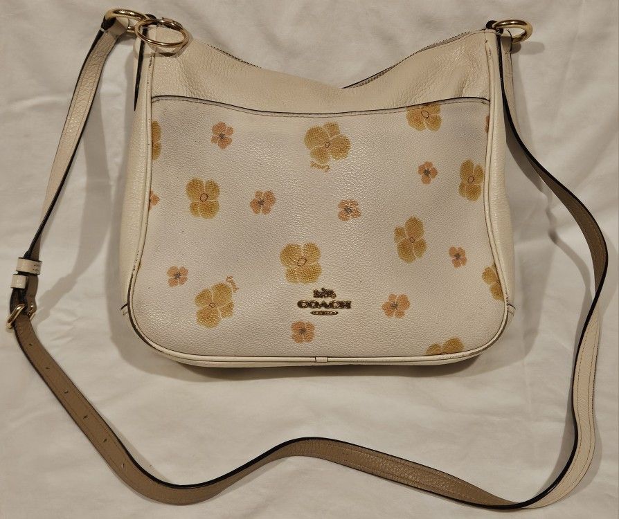 Coach Chaise Pansy Print Crossbody