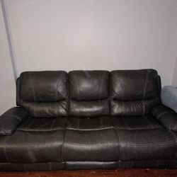 Leather sofa