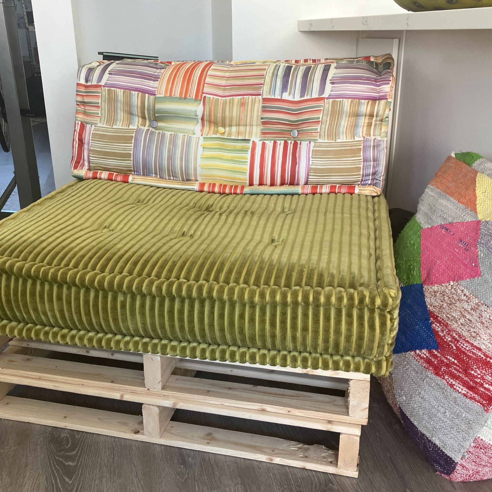 Mah Jong - from Roche-Bobois Store. Seat cushion, and Straight Back (Puebla Raso)