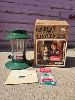 Vintage Coleman 5107 Propane Lantern
