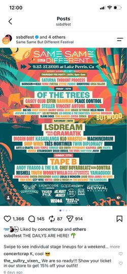 Same Same But Different Festival Ticket