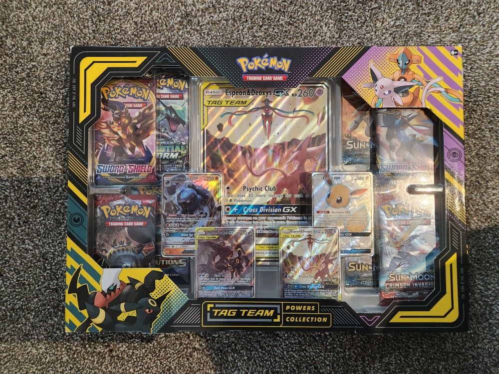 Pokemon Card Unopened Box; Tag Team Powers Collection