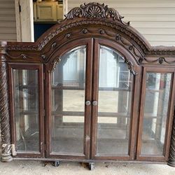 China Cabinet With Table