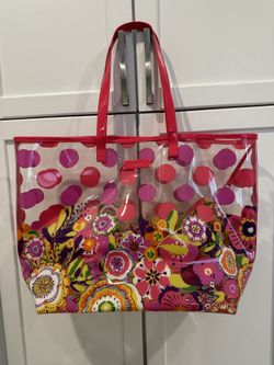 VERA BRADLEY Clear Beach Tote for Sale in Reston VA OfferUp
