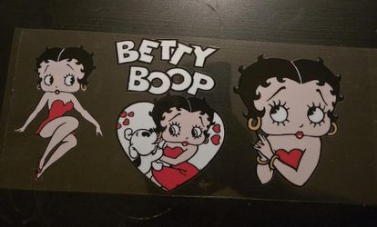 Betty Boop UV Sticker