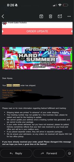 2 Day hard summer GA ticket