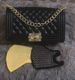 Black Jelly Crossbody