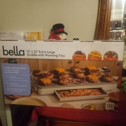 Griddle with Warming Tray