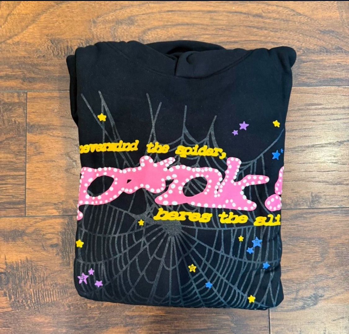 Pink Spider Hoodie