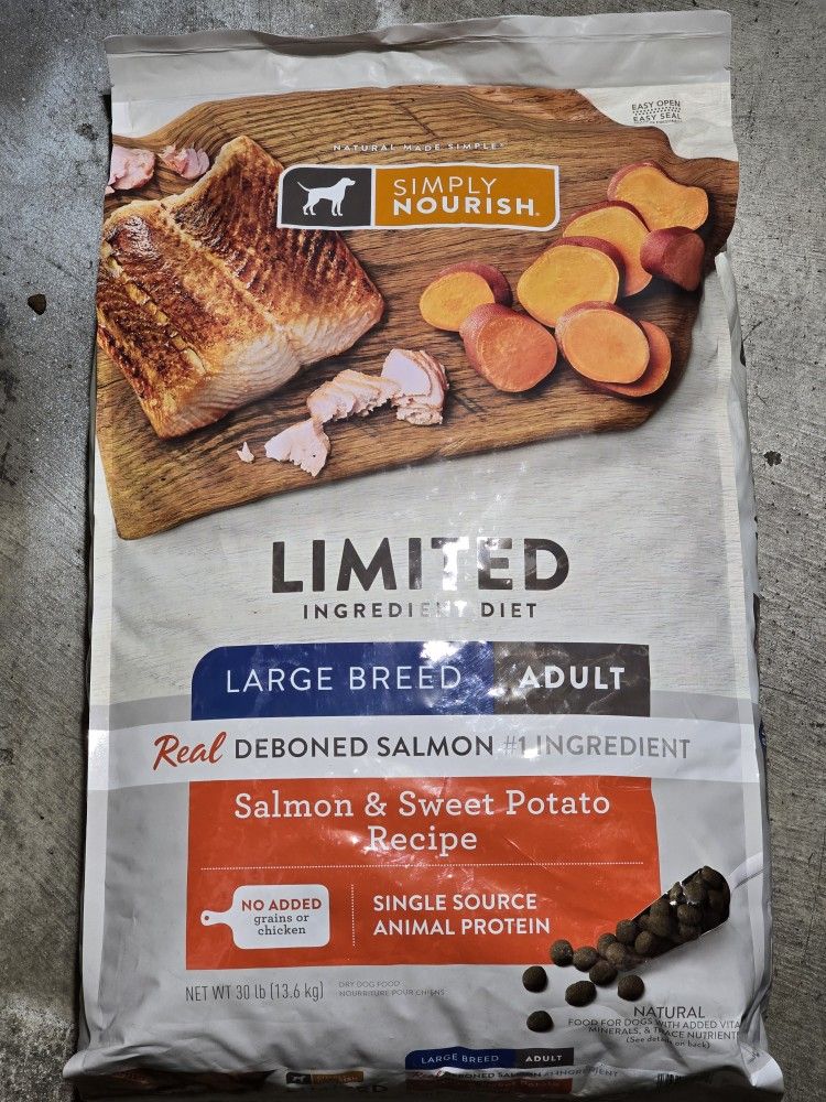 30lb dog food $50 (BB 3/27) Cash Only