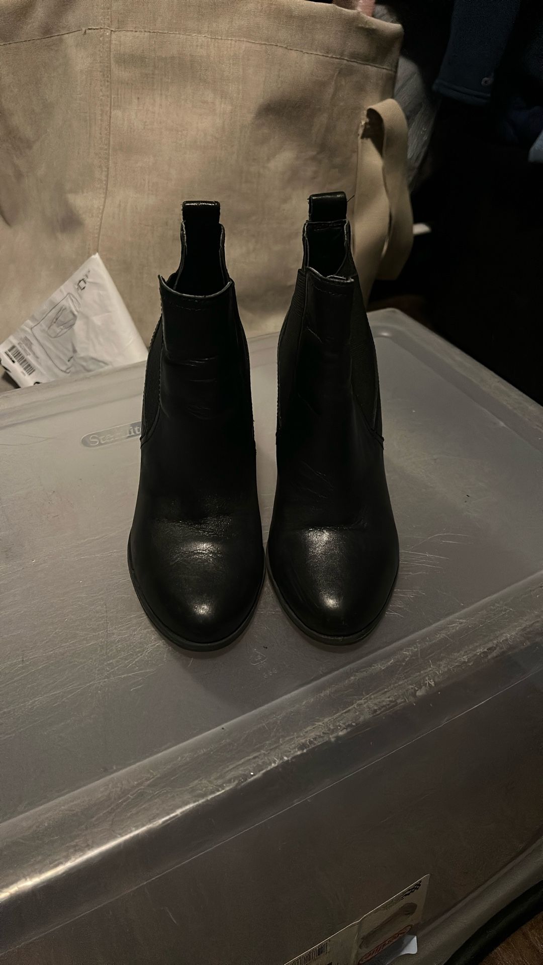 BP Black Boots β Size 4.5 (Womenβs)