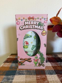 Grinch Christmas Tumbler with straw