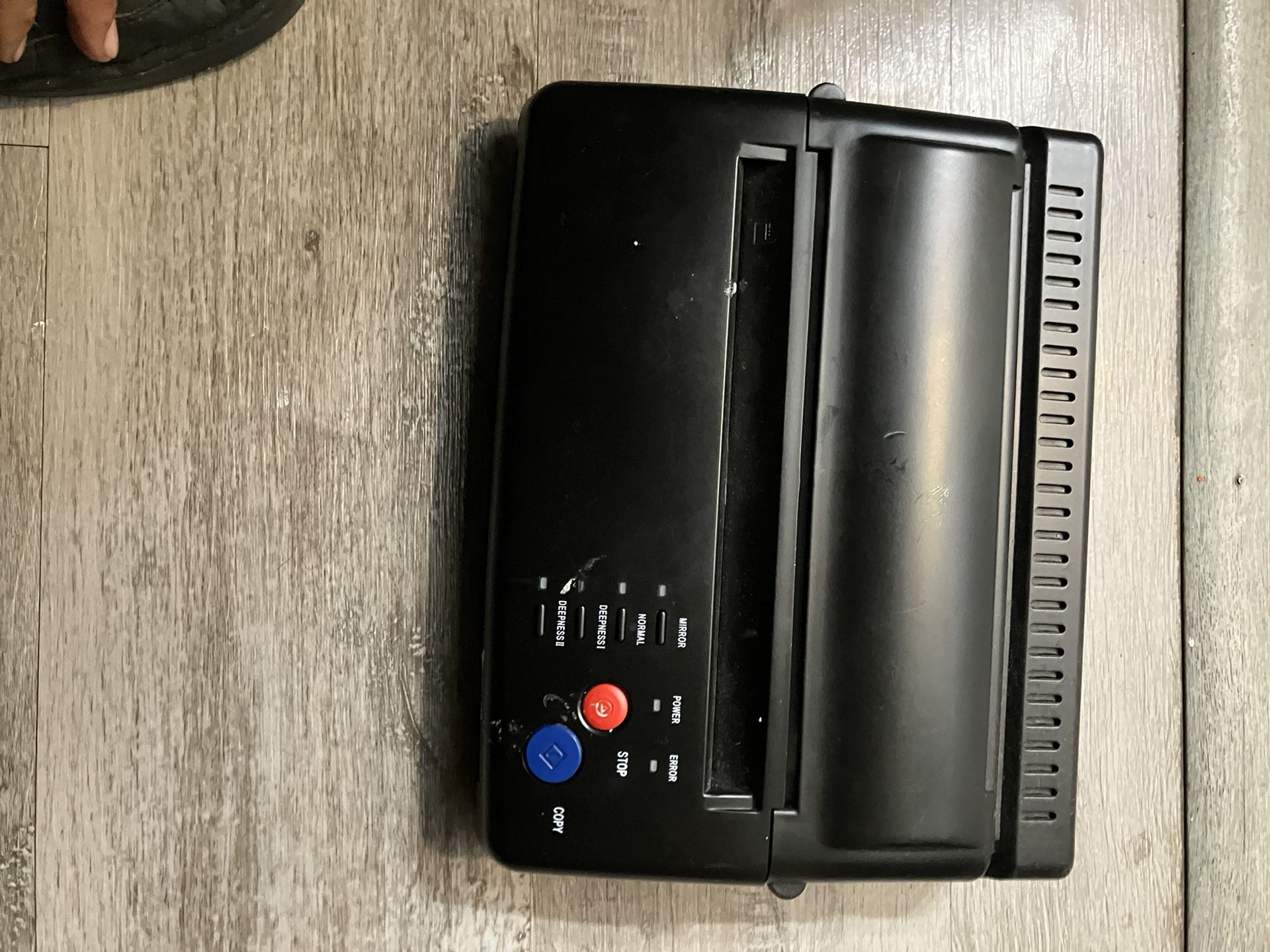 Motor Genic Black Tattoo Transfer Copier Printer Machine Thermal Stencil Paper Maker