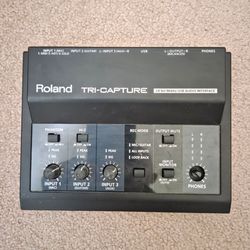 Roland UA-33 TRI-CAPTURE USB Audio Interface 24bit 96kHz Black UA33