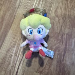 Nintendo Baby Princess Peach Super Mario Bros 6" Plush Stuffed Animal Plushie Do