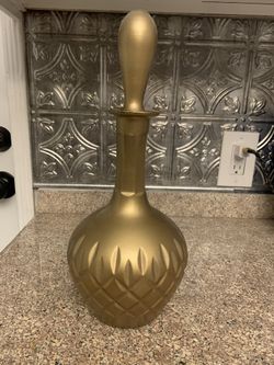 Gold Decanter