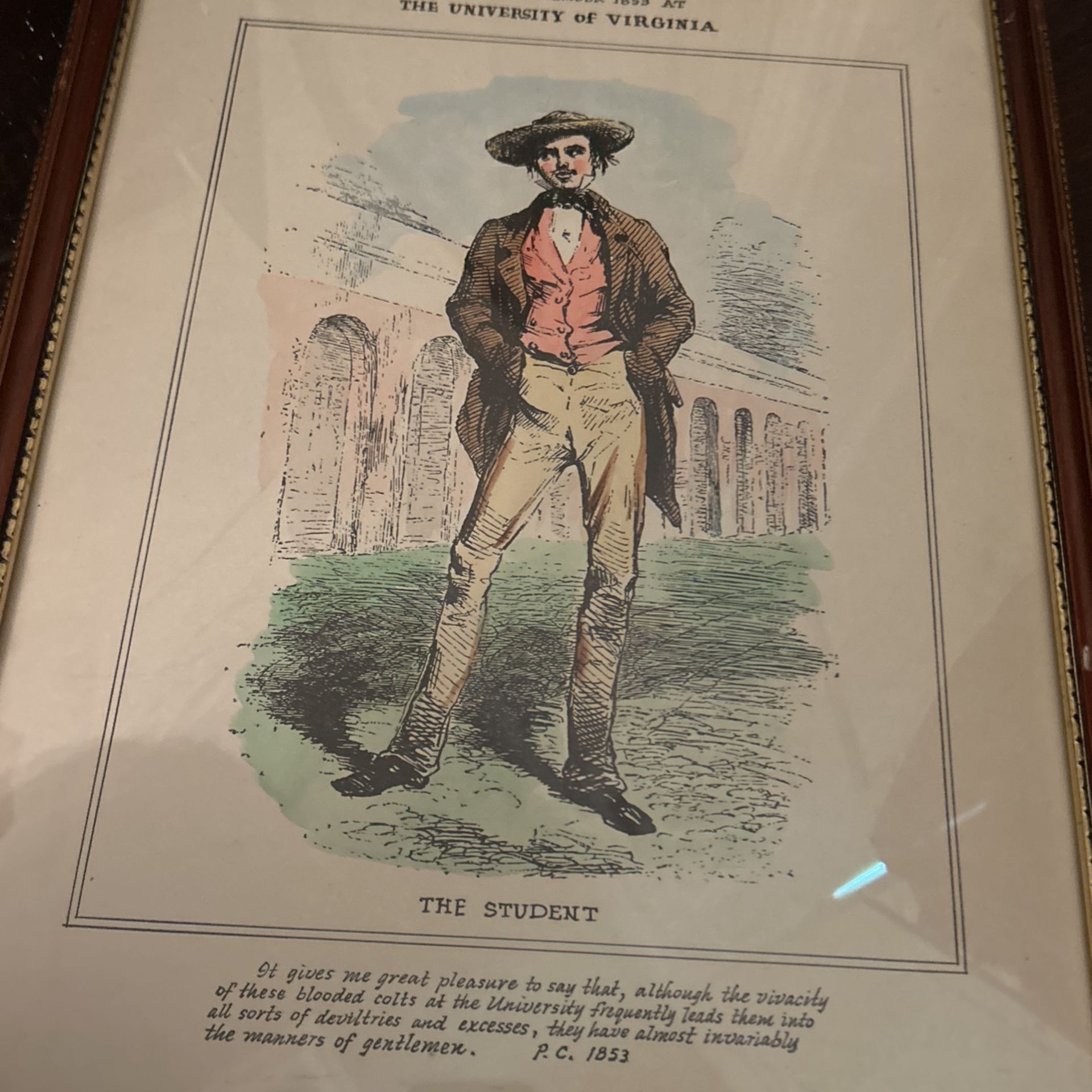 Sketched November 1853 At The University Of Virginia The Student