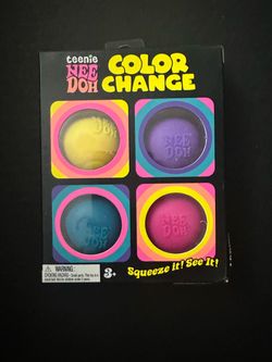 Teenie Nee Doh Color Change 4-Pack