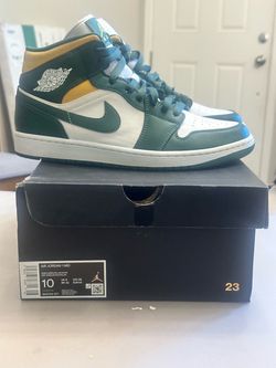 Air  Jordan 1 mid Sonics - I found the box. Good shape
