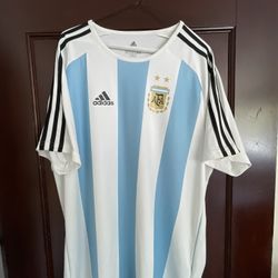 Argentina soccer jersey ( Adidas Brand ) size XL  • price $40
