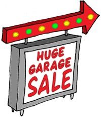Huge Garage Sale! Friday Saturday Sunday 28, 29 & 30