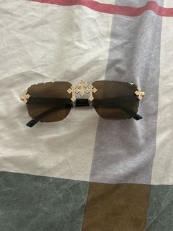 Fashion Frameless Square glasses