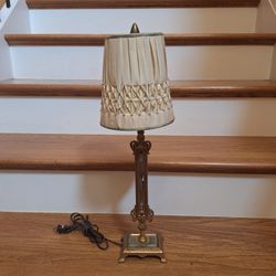 VINTAGE NEOCLASSICAL MIRRORED TABLE LAMP