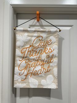 Canvas Cloth Thanksgiving Hang Decor OBO