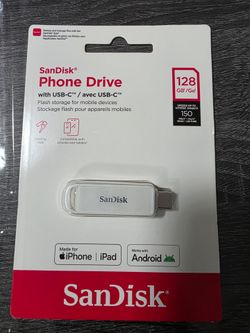 Sandisk phone drive 128 gb