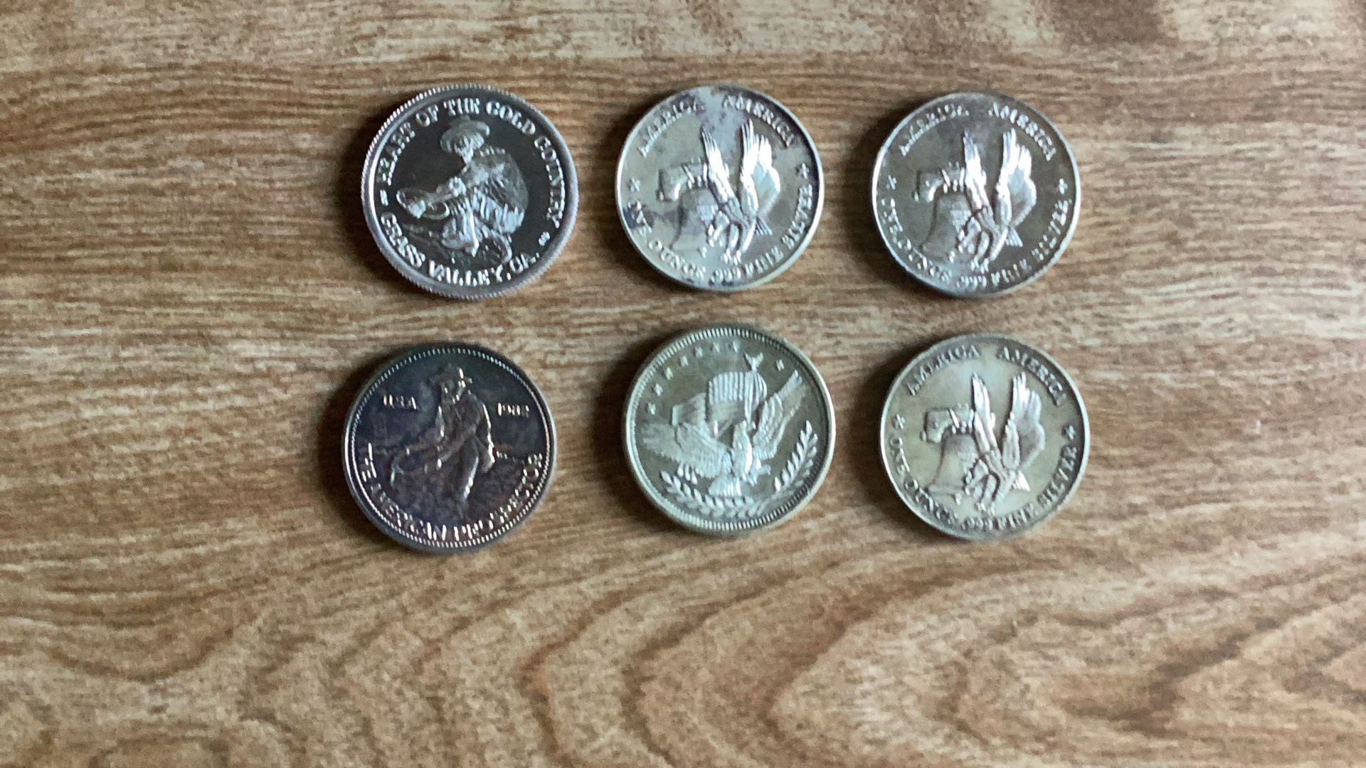 6               1 Ounce Silver Rounds