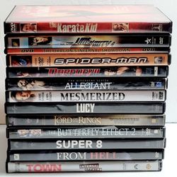 (Lot Of 13) Bundle Assorted DVDs Movies Titles Action/Fantasy/ Similar Genres In Good condition. 
#1. The Dragon's Infernal Showdown, starring Dragon 